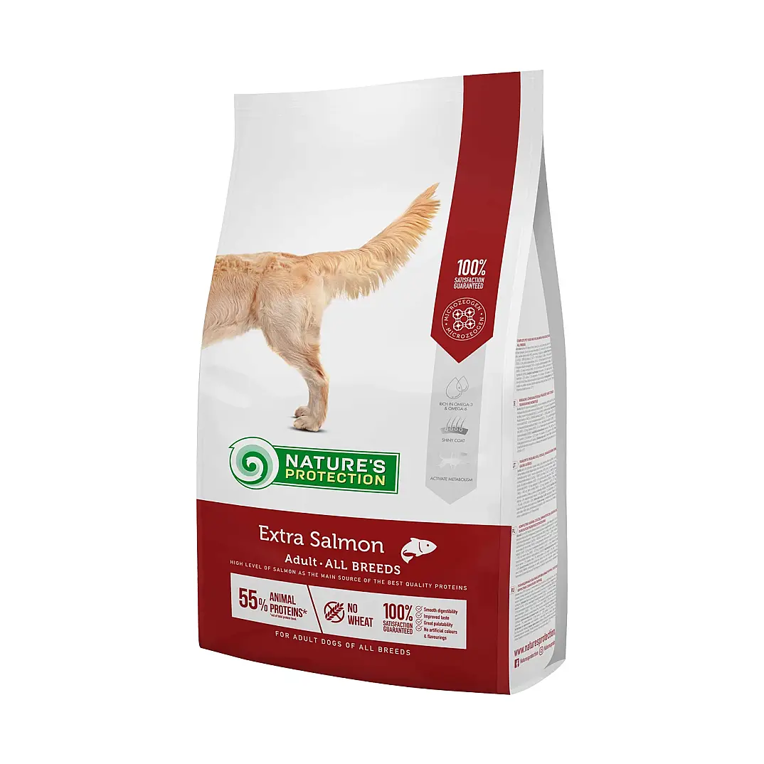 Nature's Protection Ekstra Somonlu Yetişkin Köpek Maması 12kg - 1