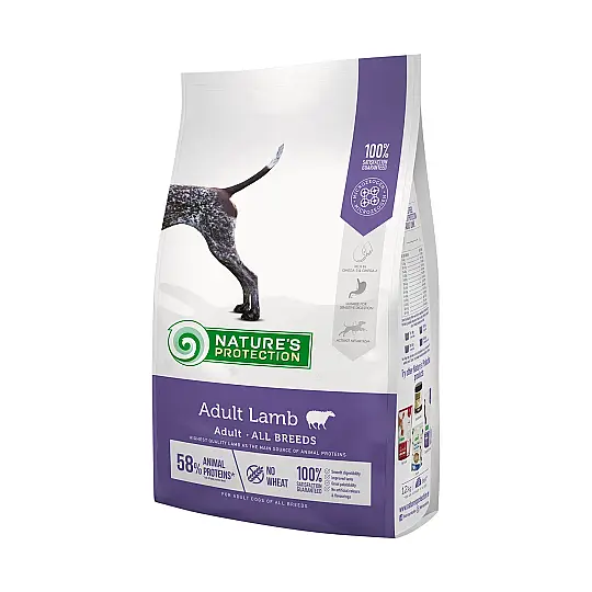 Nature's Protection Kuzulu Yetişkin Köpek Maması 12kg - 1