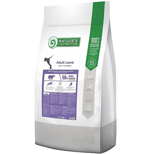 Nature's Protection Lamb Dry Food for Adult Dogs 18kg