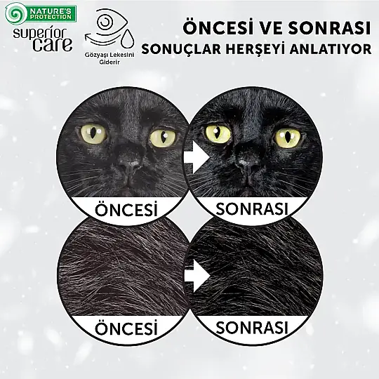 Nature's Protection Superior Care Siyah/Gri Tüylü Kediler İçin Tahılsız Ringa Balıklı Kedi Maması 1,5kg - 4