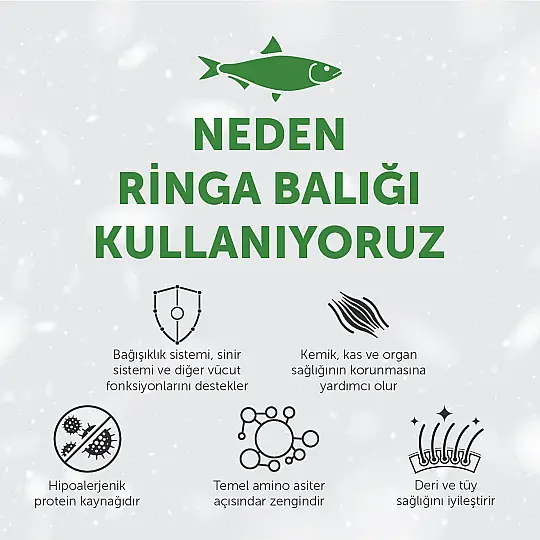 Nature's Protection Superior Care Siyah/Gri Tüylü Kediler İçin Tahılsız Ringa Balıklı Kedi Maması 1,5kg - 7